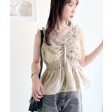 【mily bilet】愛され大人フェミニン。リボン使いフリルオーガンジービスチ… | Classical Elf | 詳細画像21