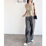 【mily bilet】愛され大人フェミニン。リボン使いフリルオーガンジービスチ… | Classical Elf | 詳細画像23