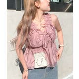 【mily bilet】愛され大人フェミニン。リボン使いフリルオーガンジービスチ… | Classical Elf | 詳細画像27