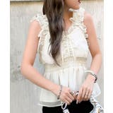 【mily bilet】愛され大人フェミニン。リボン使いフリルオーガンジービスチ… | Classical Elf | 詳細画像4