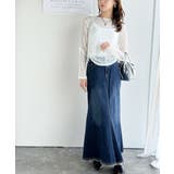 着るだけでおしゃれ度UP!シアージャガード総レースサイドサテンリボントップス | Classical Elf | 詳細画像7