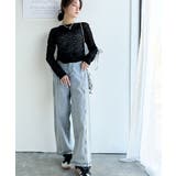 着るだけでおしゃれ度UP!シアージャガード総レースサイドサテンリボントップス | Classical Elf | 詳細画像13