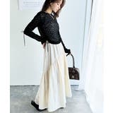 着るだけでおしゃれ度UP!シアージャガード総レースサイドサテンリボントップス | Classical Elf | 詳細画像18