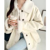 【mily bilet】甘さと気品で冬を楽しむ。ファー切り替えスウェードライクコ… | Classical Elf  | 詳細画像8 