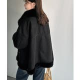 【mily bilet】甘さと気品で冬を楽しむ。ファー切り替えスウェードライクコ… | Classical Elf  | 詳細画像20 