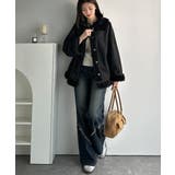 【mily bilet】甘さと気品で冬を楽しむ。ファー切り替えスウェードライクコ… | Classical Elf  | 詳細画像21 