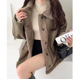 【mily bilet】甘さと気品で冬を楽しむ。ファー切り替えスウェードライクコ… | Classical Elf  | 詳細画像27 