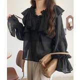 ふんわりシルエットが魅せる、上品フェミニンスタイル。前後2WAYピコレース使いフ… | Classical Elf  | 詳細画像9 