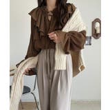 ふんわりシルエットが魅せる、上品フェミニンスタイル。前後2WAYピコレース使いフ… | Classical Elf  | 詳細画像19 