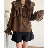 ふんわりシルエットが魅せる、上品フェミニンスタイル。前後2WAYピコレース使いフ… | Classical Elf  | 詳細画像22 