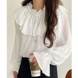 ふんわりシルエットが魅せる、上品フェミニンスタイル。前後2WAYピコレース使いフ… | Classical Elf  | 詳細画像24 