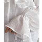 ふんわりシルエットが魅せる、上品フェミニンスタイル。前後2WAYピコレース使いフ… | Classical Elf  | 詳細画像26 