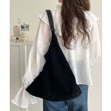 ふんわりシルエットが魅せる、上品フェミニンスタイル。前後2WAYピコレース使いフ… | Classical Elf  | 詳細画像6 