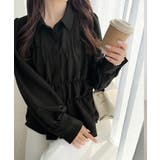 【mily bilet】一枚で、主役級◎。ビスチェ見えパフスリーブペプラム裾シャ… | Classical Elf  | 詳細画像12 