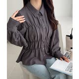 【mily bilet】一枚で、主役級◎。ビスチェ見えパフスリーブペプラム裾シャ… | Classical Elf  | 詳細画像16 