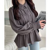 【mily bilet】一枚で、主役級◎。ビスチェ見えパフスリーブペプラム裾シャ… | Classical Elf  | 詳細画像19 