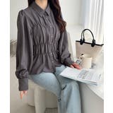 【mily bilet】一枚で、主役級◎。ビスチェ見えパフスリーブペプラム裾シャ… | Classical Elf  | 詳細画像21 