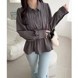 【mily bilet】一枚で、主役級◎。ビスチェ見えパフスリーブペプラム裾シャ… | Classical Elf  | 詳細画像22 