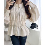 【mily bilet】一枚で、主役級◎。ビスチェ見えパフスリーブペプラム裾シャ… | Classical Elf  | 詳細画像4 