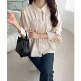 【mily bilet】一枚で、主役級◎。ビスチェ見えパフスリーブペプラム裾シャ… | Classical Elf  | 詳細画像5 