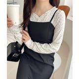 【mily bilet】華やかさと可愛さを1枚で。花柄レース使い袖ギャザーヘンリ… | Classical Elf  | 詳細画像25 