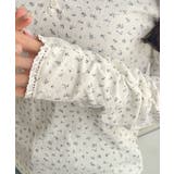 【mily bilet】華やかさと可愛さを1枚で。花柄レース使い袖ギャザーヘンリ… | Classical Elf  | 詳細画像36 