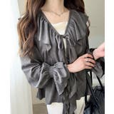 【mily bilet】ひらりと可憐に、上品フェミニン。フェイクスエード前開きリ… | Classical Elf  | 詳細画像3 