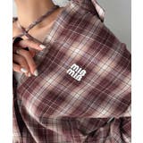 【mily bilet】アレンジ自在！2wayオフショルチェック柄襟シャツ（長袖… | Classical Elf  | 詳細画像23 