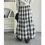 旬のレイヤード風スタイルが楽しめる！シャツ巻き風チェック柄スカート | Classical Elf  | 詳細画像10 