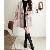 【mily bilet】大人ガーリーを着こなす。スエード調素材リボン使いテーラー… | Classical Elf  | 詳細画像12 