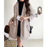 【mily bilet】大人ガーリーを着こなす。スエード調素材リボン使いテーラー… | Classical Elf  | 詳細画像13 