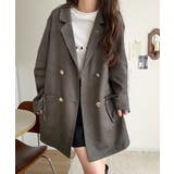 【mily bilet】大人ガーリーを着こなす。スエード調素材リボン使いテーラー… | Classical Elf  | 詳細画像1 