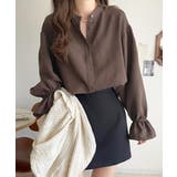 【mily bilet】クラシカルさとモダンさを両立。花刺繍ケープブラウス | Classical Elf  | 詳細画像24 