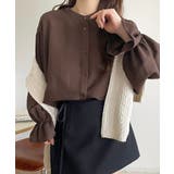 【mily bilet】クラシカルさとモダンさを両立。花刺繍ケープブラウス | Classical Elf  | 詳細画像25 