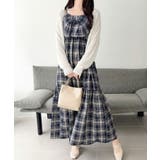 【mily bilet】春夏に映える♪ビッグリボンチェック柄ティアードワンピース… | Classical Elf  | 詳細画像19 