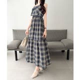 【mily bilet】春夏に映える♪ビッグリボンチェック柄ティアードワンピース… | Classical Elf  | 詳細画像21 