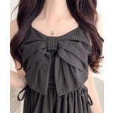 【mily bilet】春夏に映える♪ビッグリボンチェック柄ティアードワンピース… | Classical Elf  | 詳細画像24 