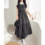 【mily bilet】春夏に映える♪ビッグリボンチェック柄ティアードワンピース… | Classical Elf  | 詳細画像3 