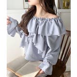 ブルー | 【mily bilet】大人の甘さがちょうどいい♪オフショル2wayキャンディー… | Classical Elf 