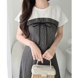 【mily bilet】こなれ感抜群の最旬レイヤード。Tシャツレイヤード風 スト… | Classical Elf  | 詳細画像3 