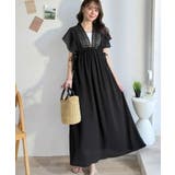 ブラック | 【mily bilet】甘さを抑えて上品に華やぐ。ナチュラルムードな レース使い… | Classical Elf 