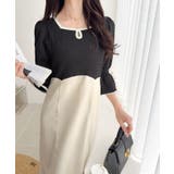 【mily bilet】さりげないスリットにきゅん♪袖リボン付き配色パイピング異… | Classical Elf  | 詳細画像10 