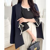 【mily bilet】さりげないスリットにきゅん♪袖リボン付き配色パイピング異… | Classical Elf  | 詳細画像14 