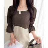 【mily bilet】さりげないスリットにきゅん♪袖リボン付き配色パイピング異… | Classical Elf  | 詳細画像18 