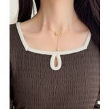 【mily bilet】さりげないスリットにきゅん♪袖リボン付き配色パイピング異… | Classical Elf  | 詳細画像23 