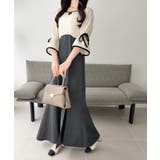 【mily bilet】さりげないスリットにきゅん♪袖リボン付き配色パイピング異… | Classical Elf  | 詳細画像5 