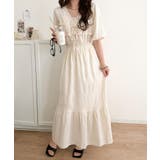 【mily bilet】1枚で華やぐ♪揺れ感シアーフリルリボンプリーツロングワン… | Classical Elf  | 詳細画像6 