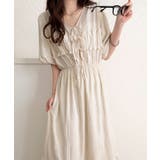 【mily bilet】1枚で華やぐ♪揺れ感シアーフリルリボンプリーツロングワン… | Classical Elf  | 詳細画像7 