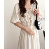 【mily bilet】1枚で華やぐ♪揺れ感シアーフリルリボンプリーツロングワン… | Classical Elf  | 詳細画像8 