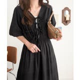 【mily bilet】1枚で華やぐ♪揺れ感シアーフリルリボンプリーツロングワン… | Classical Elf  | 詳細画像13 